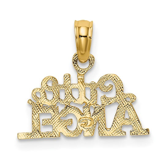 10KT Yellow Gold LITTLE ANGEL Charm