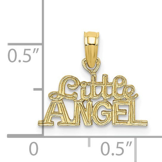 10KT Yellow Gold LITTLE ANGEL Charm