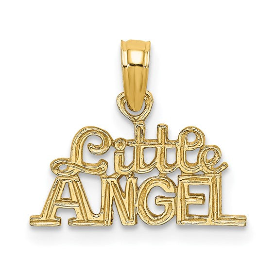 10KT Yellow Gold LITTLE ANGEL Charm
