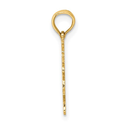 10KT Yellow Gold 100% ARIES Zodiac Charm