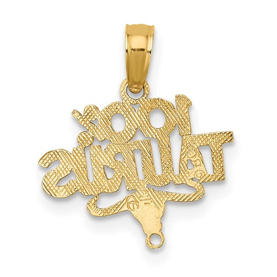 10KT Yellow Gold 100% TAURUS Zodiac Charm