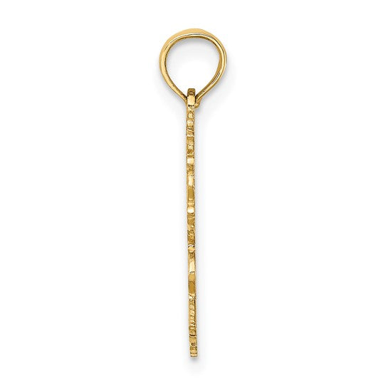 10KT Yellow Gold 100% GEMINI Zodiac Charm