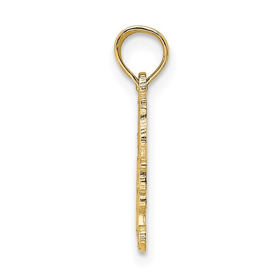 10KT Yellow Gold I HEART TO COOK Charm