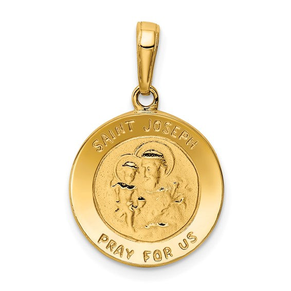 10kt Yellow Gold Saint Joseph Medal Charm