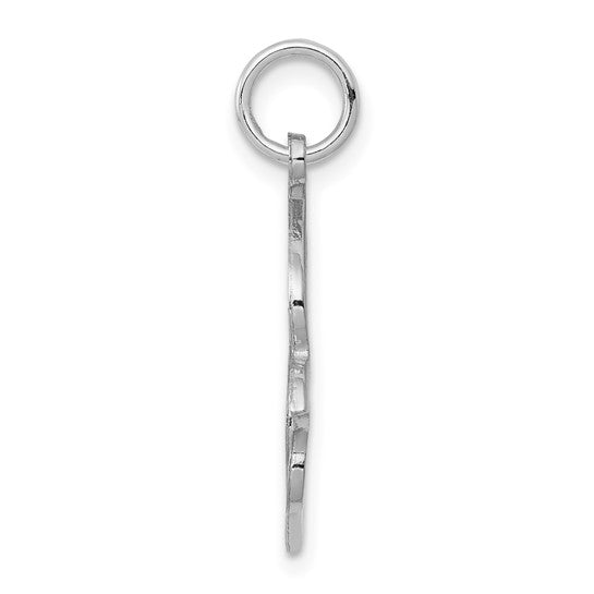 10kt White Gold Dove Charm