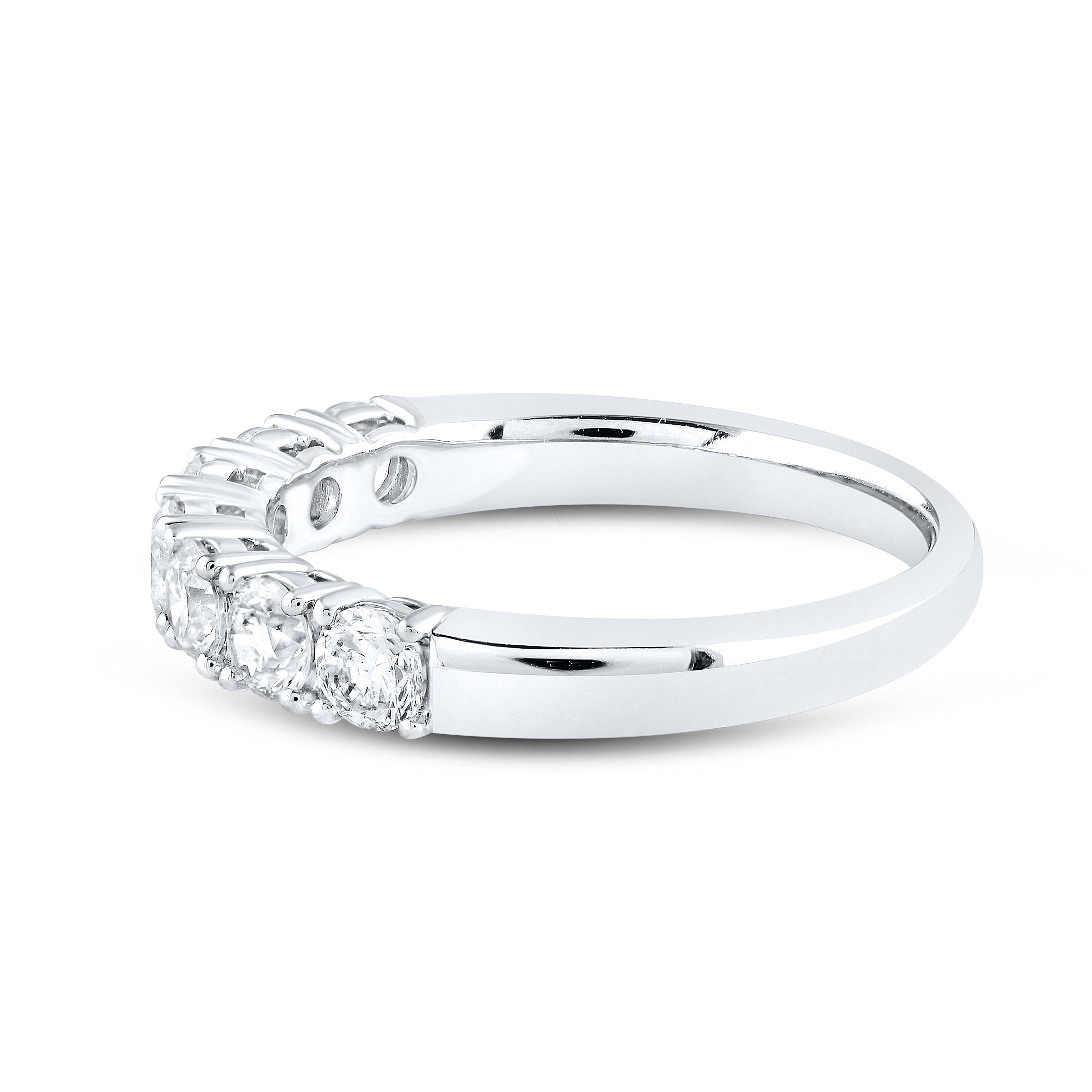 14kt White Gold 1.00 CTW Lab Diamond Ladies Band