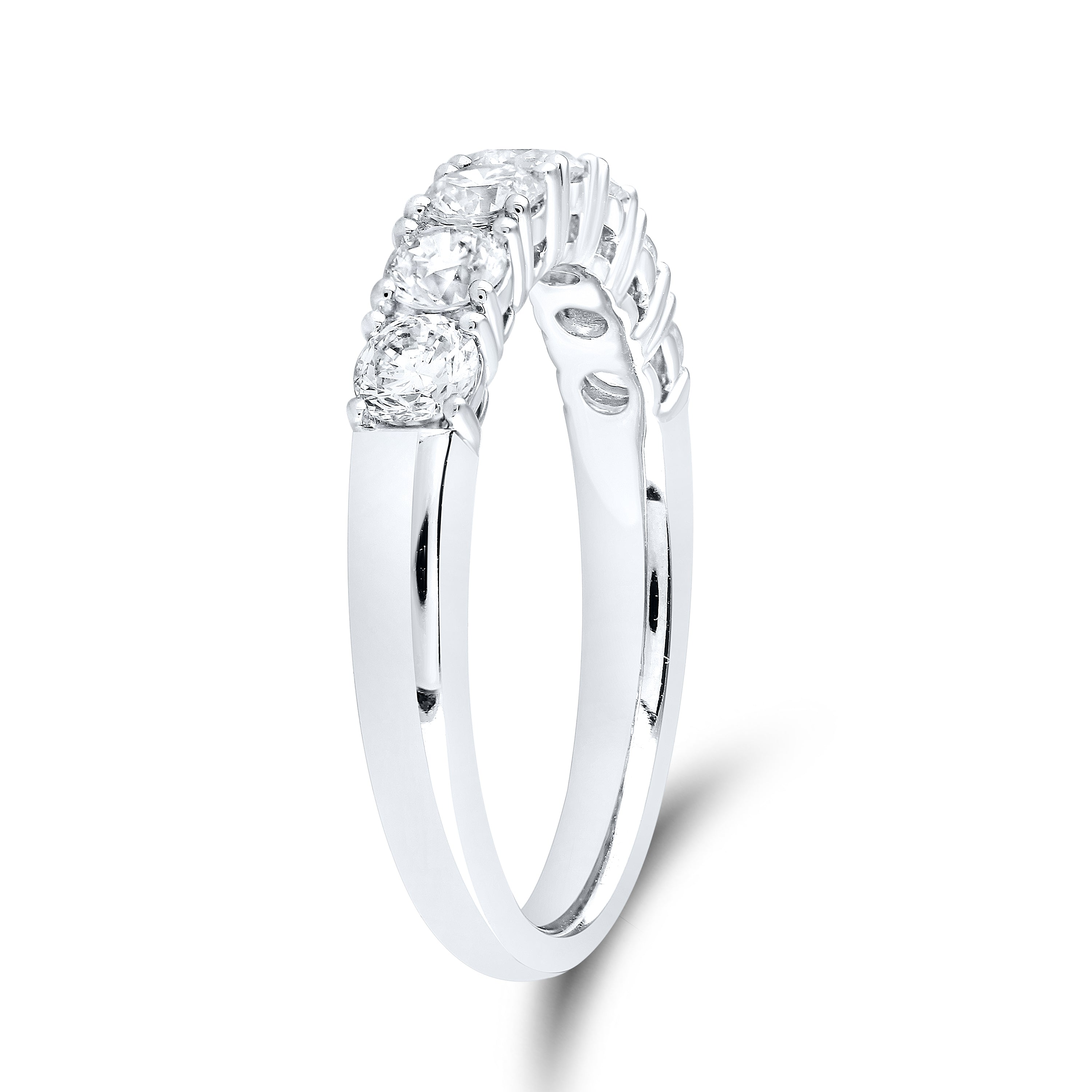 14kt White Gold 1.00 CTW Lab Diamond Ladies Band