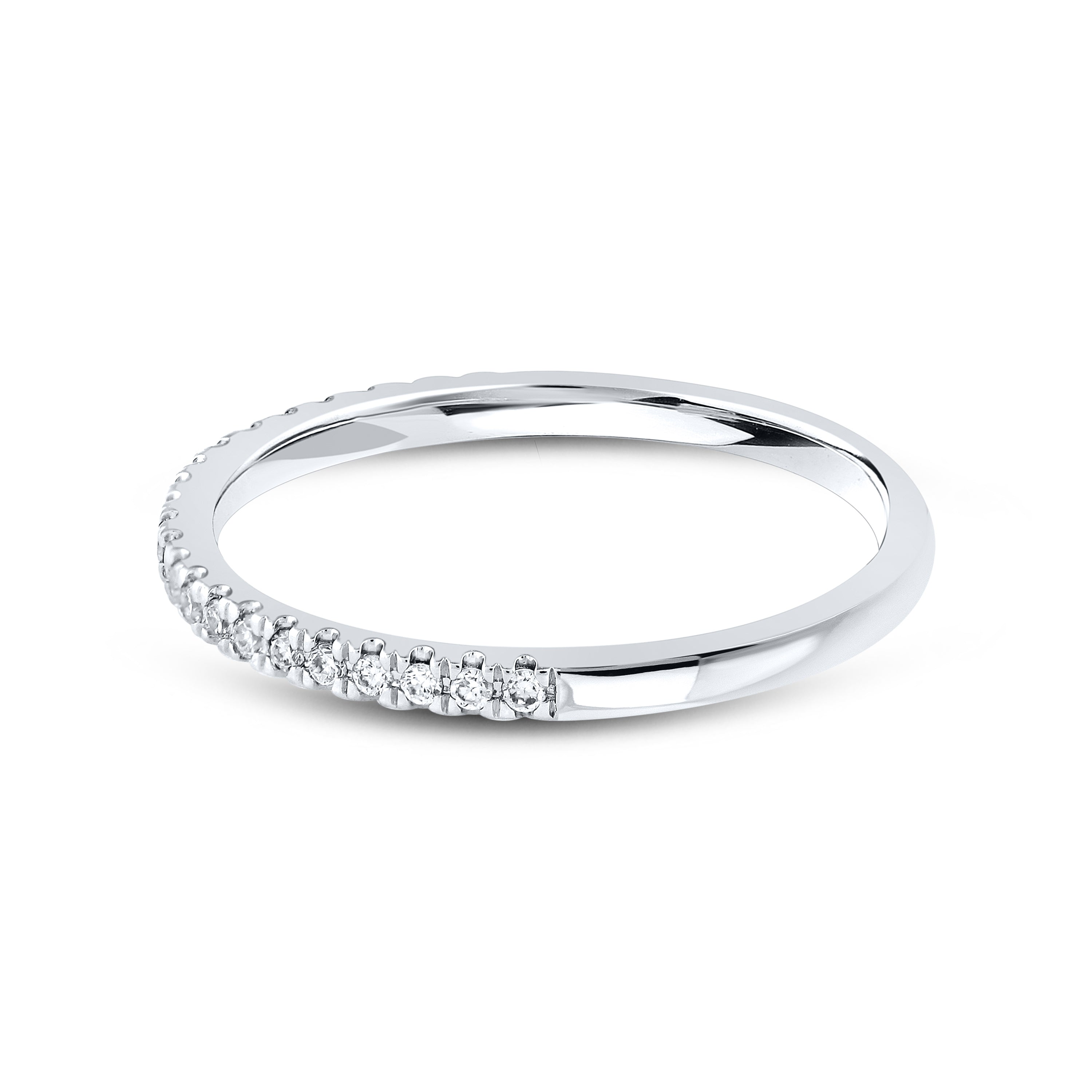 14kt White Gold 0.17 CTW Lab Diamond Ladies Band