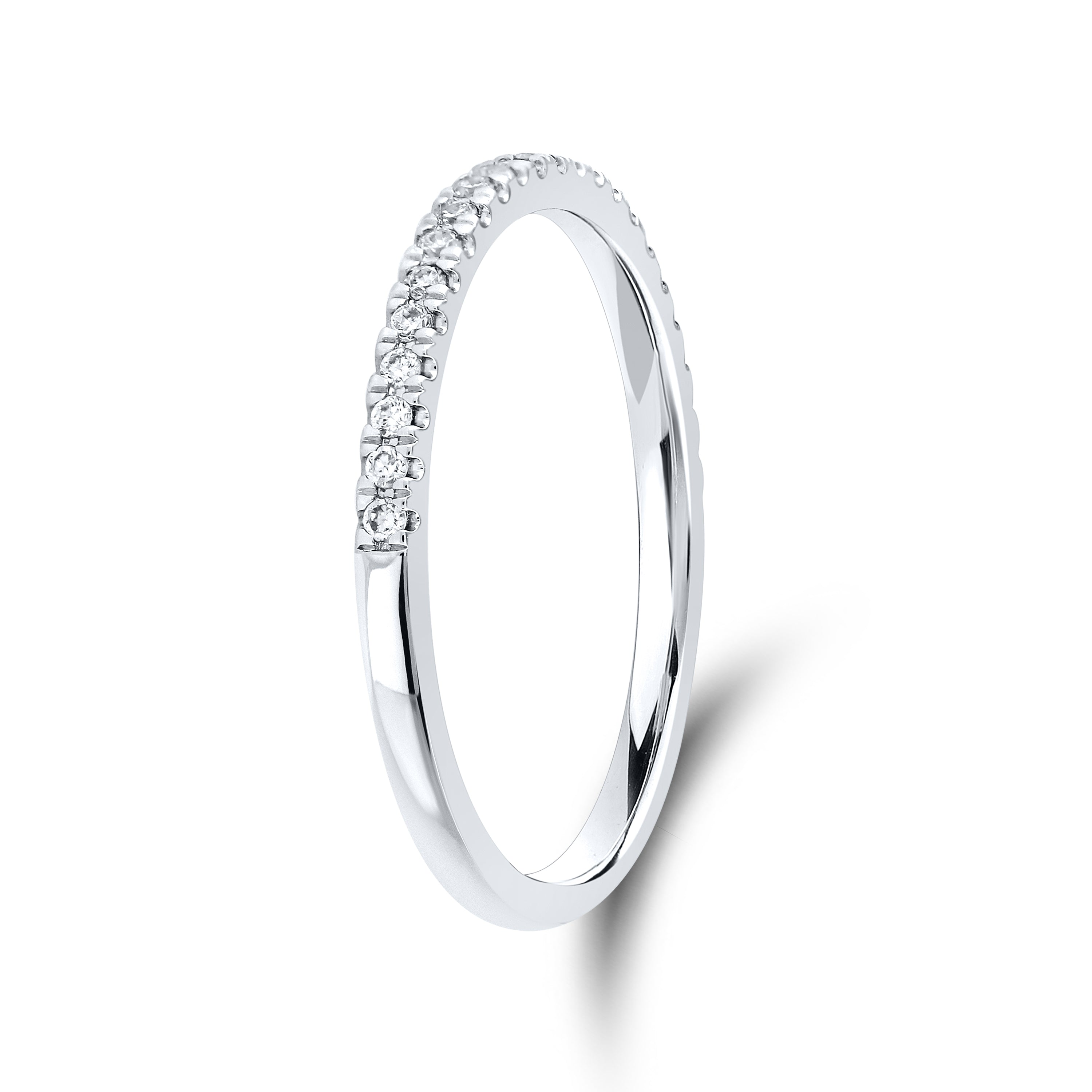 14kt White Gold 0.17 CTW Lab Diamond Ladies Band