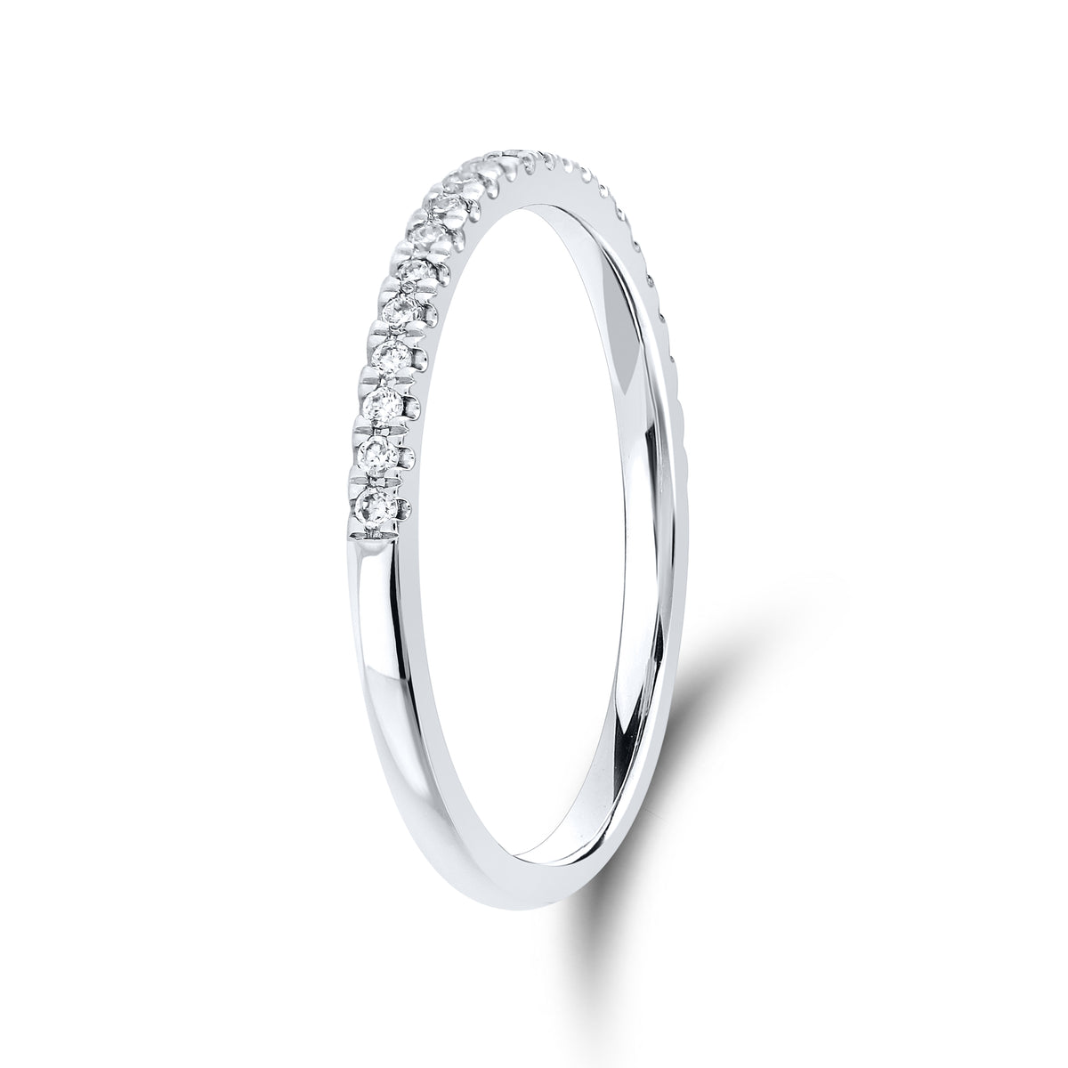 14kt White Gold 0.17 CTW Lab Diamond Ladies Band