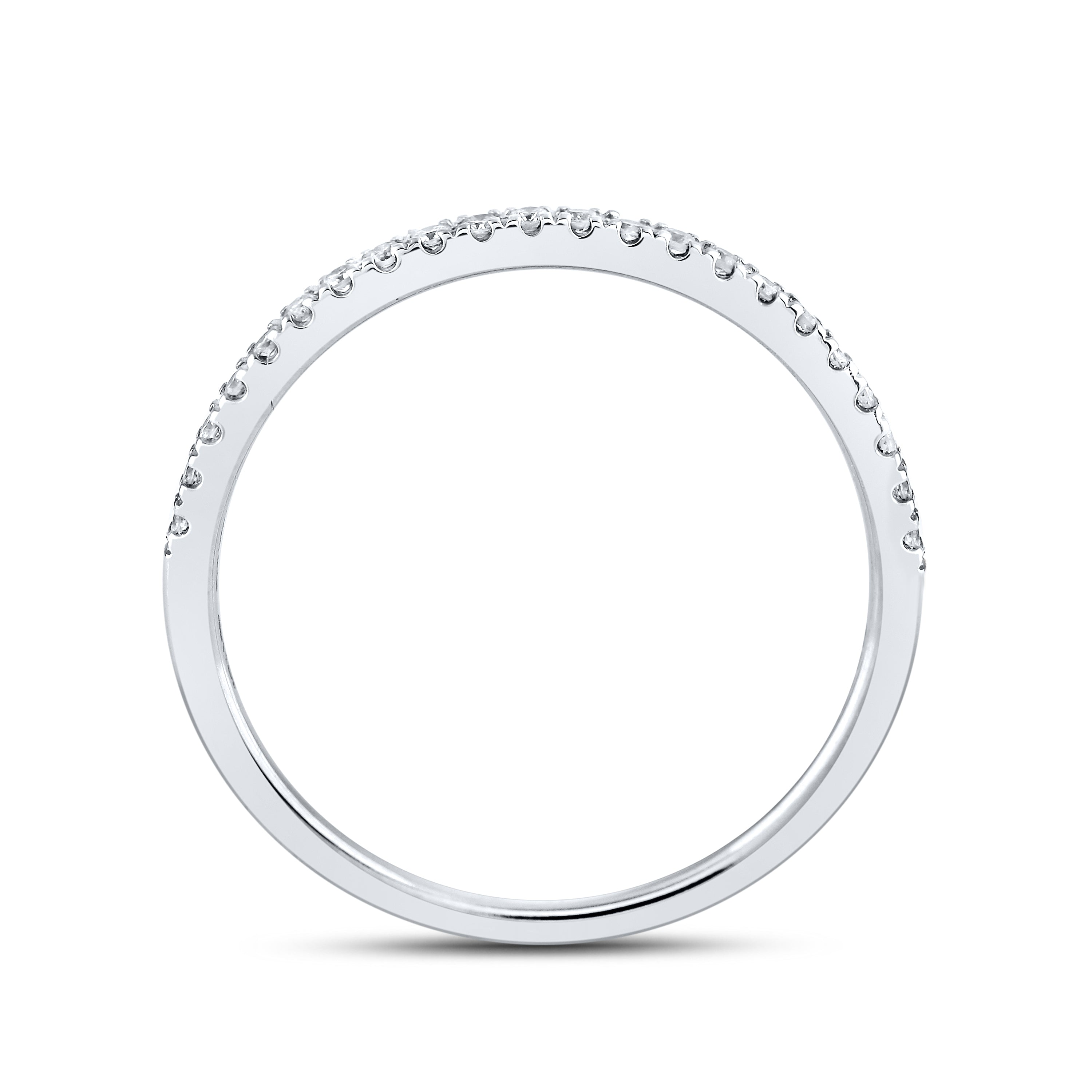 14kt White Gold 0.17 CTW Lab Diamond Ladies Band