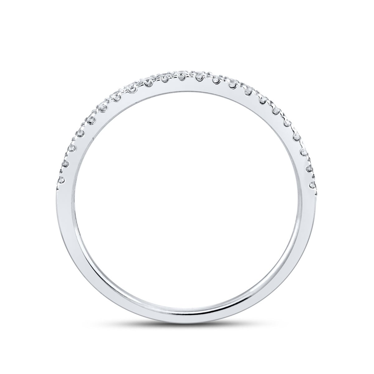 14kt White Gold 0.17 CTW Lab Diamond Ladies Band