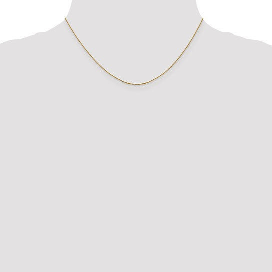 14kt Yellow Gold .85 mm D/C Cable Chain