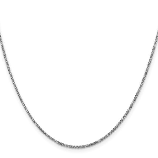 14KT White Gold 1.5mm Spiga Chain