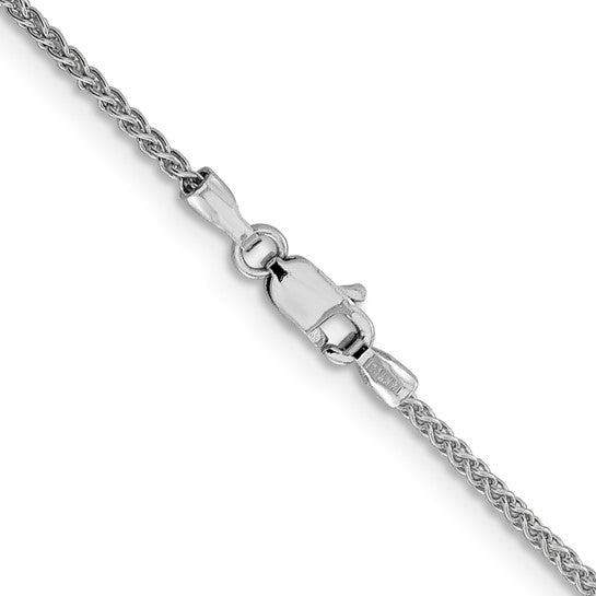 14KT White Gold 1.5mm Spiga Chain