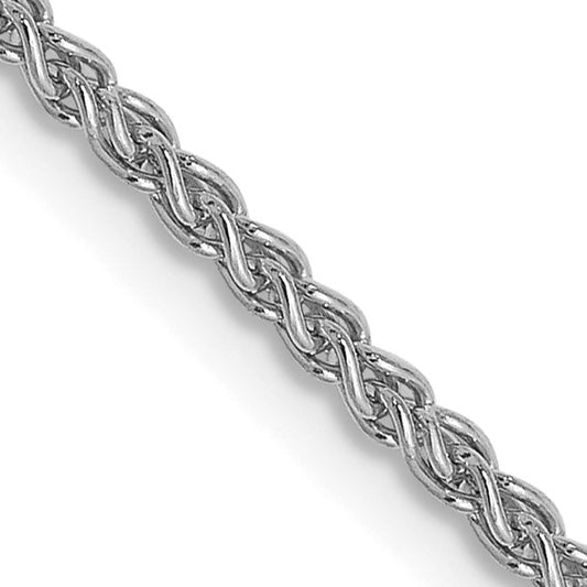 14KT White Gold 1.5mm Spiga Chain