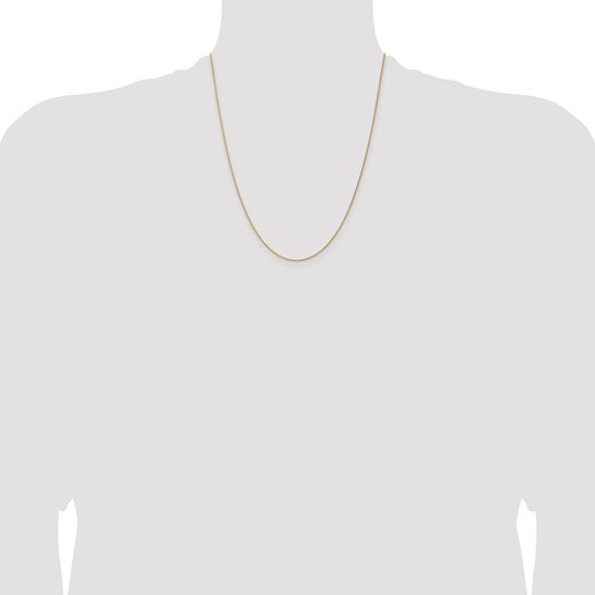 14KT Yellow Gold 1.0mm Spiga Chain