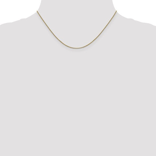 14Kt Yellow Gold .9mm Box Chain