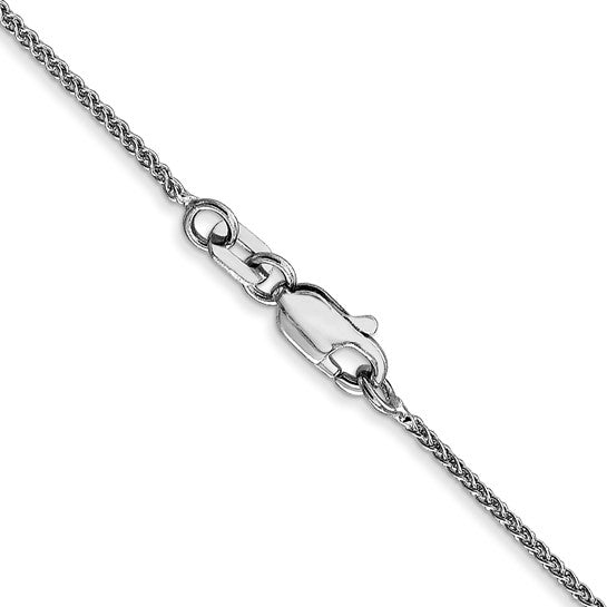 14KT White Gold 1.0mm Spiga Chain