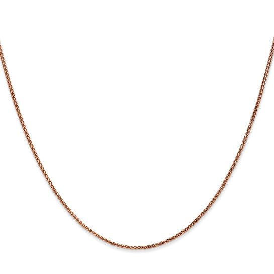14KT Rose Gold 1.2mm Spiga Chain
