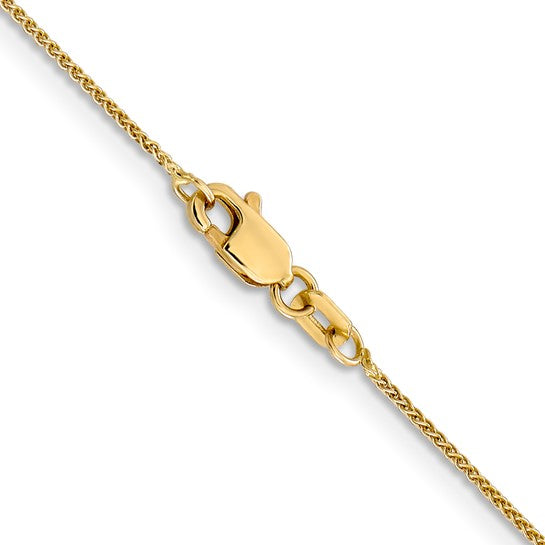 14KT Yellow Gold .8mm Spiga Chain