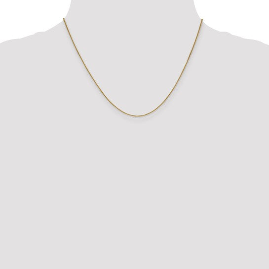 14KT Yellow Gold .8mm Spiga Chain