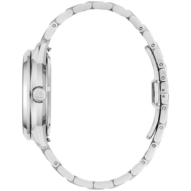 Bulova Sutton Automatic Green Dial Stainless Steel Bracelet Watch 40mm - 96A329