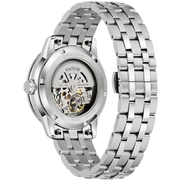 Bulova Sutton Automatic Green Dial Stainless Steel Bracelet Watch 40mm