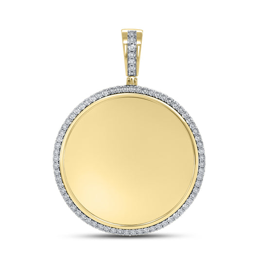 10kt Yellow Gold 0.20 CTW Diamond picture charm