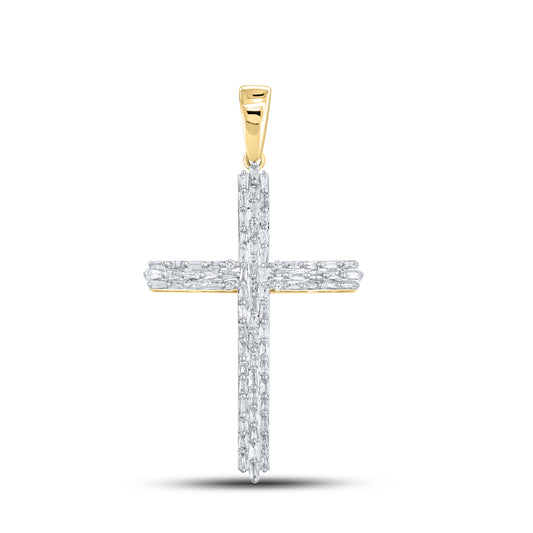 10kt Yellow Gold 2.00 ctw Diamond Cross