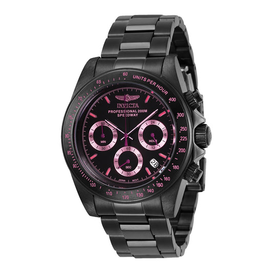 Invicta Men's 27773 Speedway Quartz Chronograph Black Dial Watch