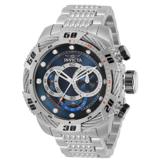Invicta Men's 34159 Speedway Quartz Multifunction Blue, Silver Dial Watch