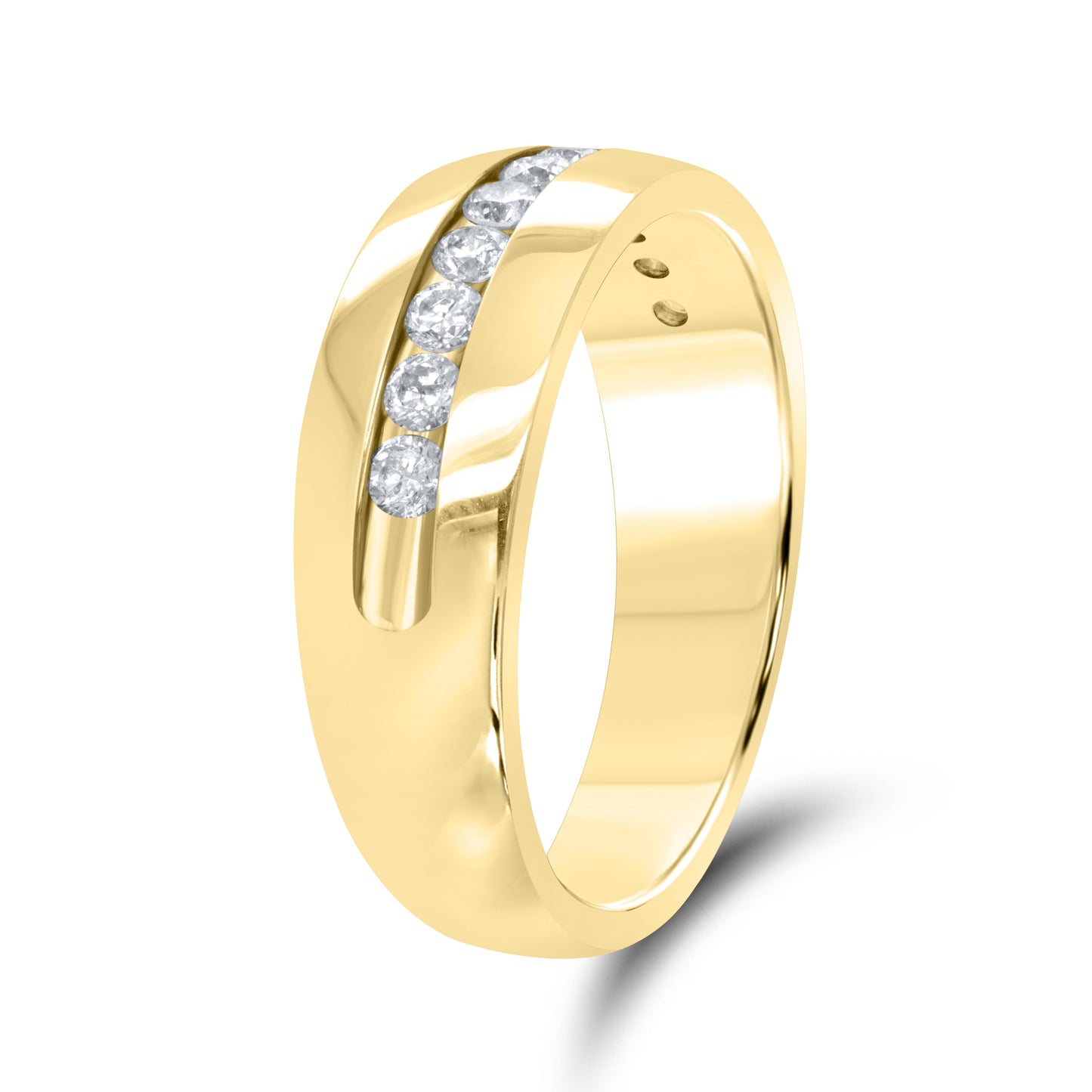 10k Yellow Gold 1/2 CTW diamond men’s ring