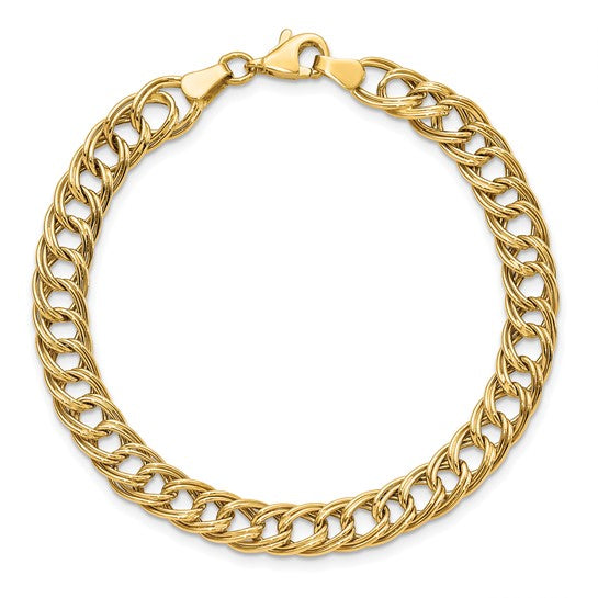 14KT Yellow Gold Fancy Link Bracelet