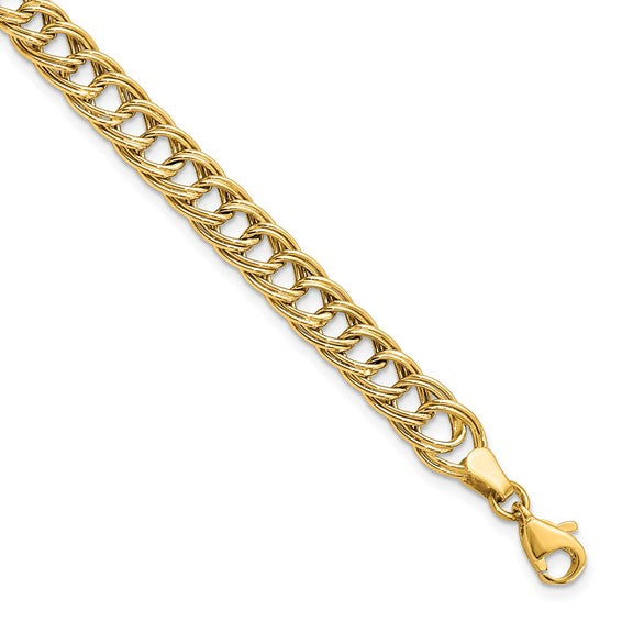 14KT Yellow Gold Fancy Link Bracelet