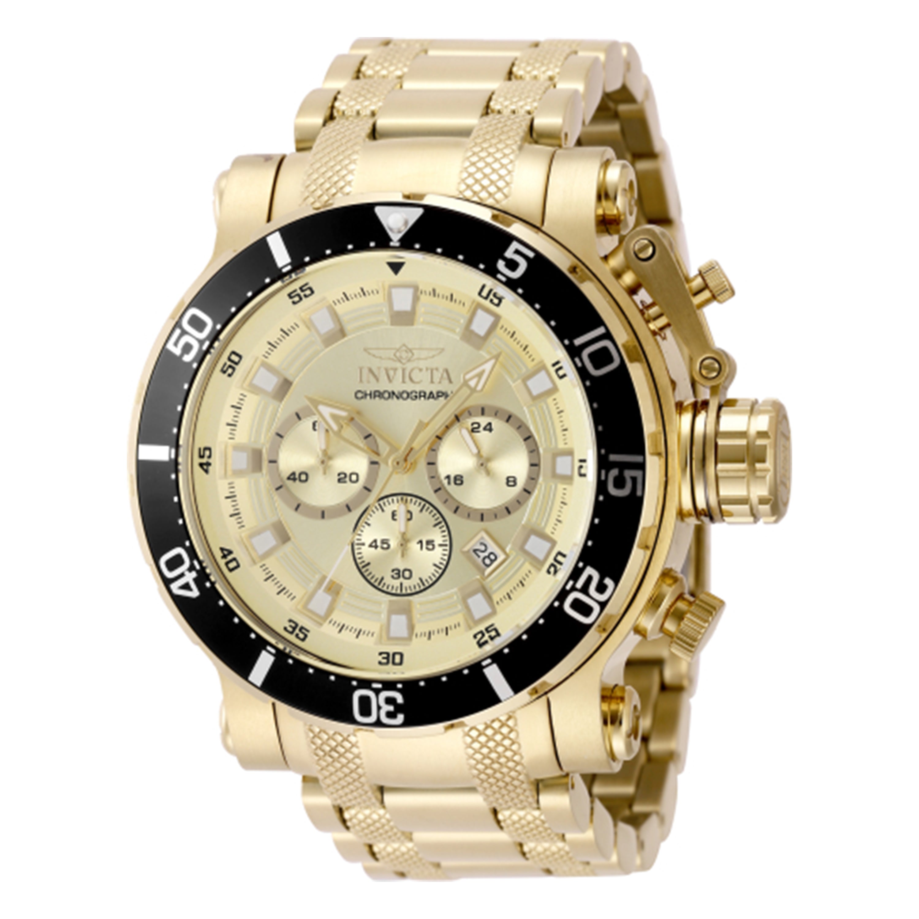 Invicta Men's 49093 Coalition Forces Quartz Chronograph Gold Dial Watch