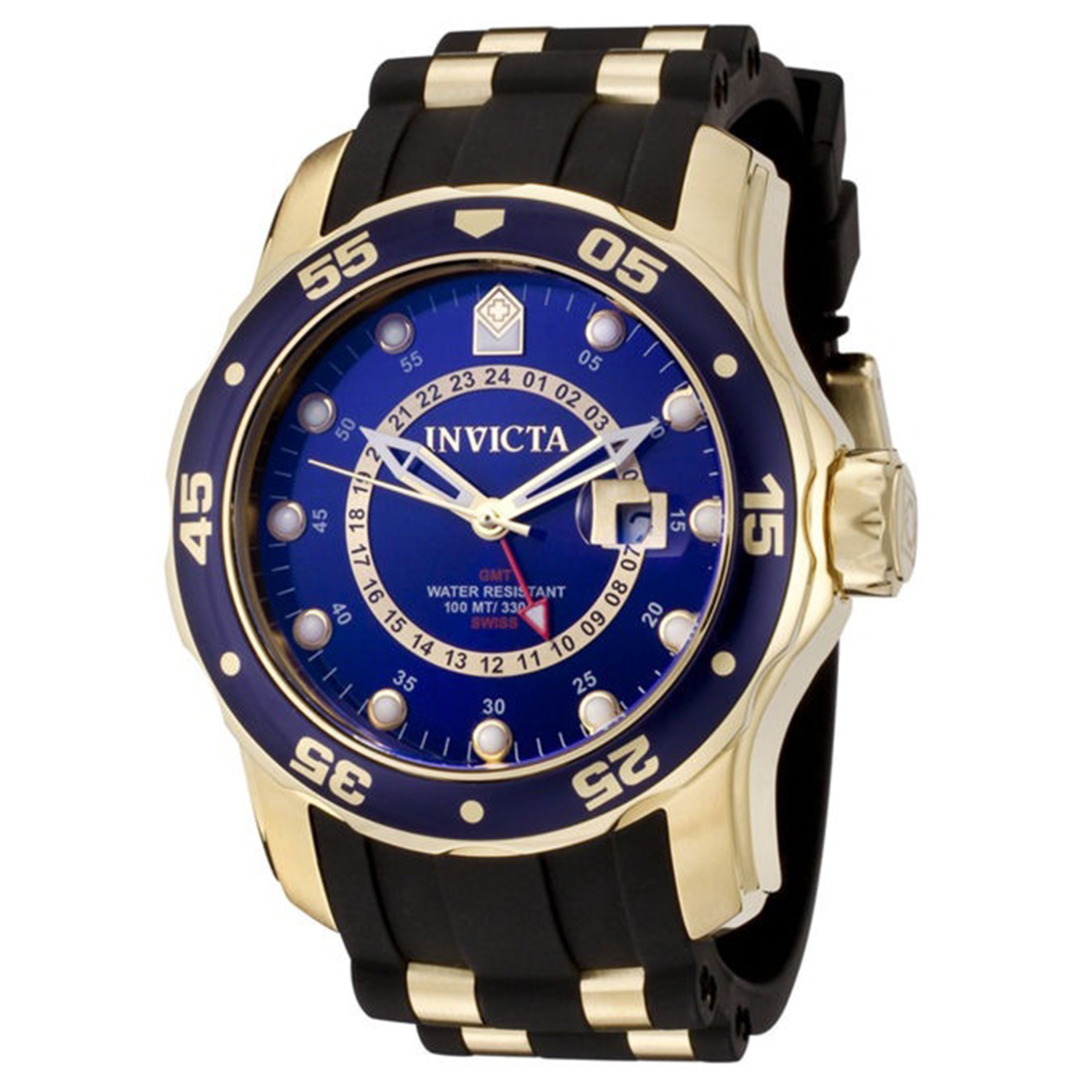 Invicta Men's 6993 Pro Diver Quartz GMT Blue Dial Watch