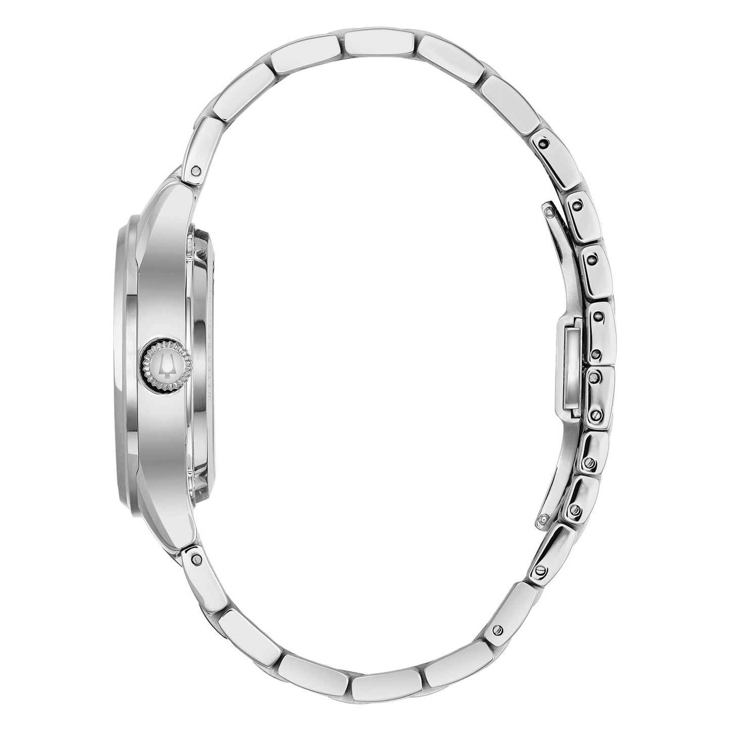 Ladies' Bulova Sutton Diamond Stainless Steel Automatic Watch 34mm - 96P181