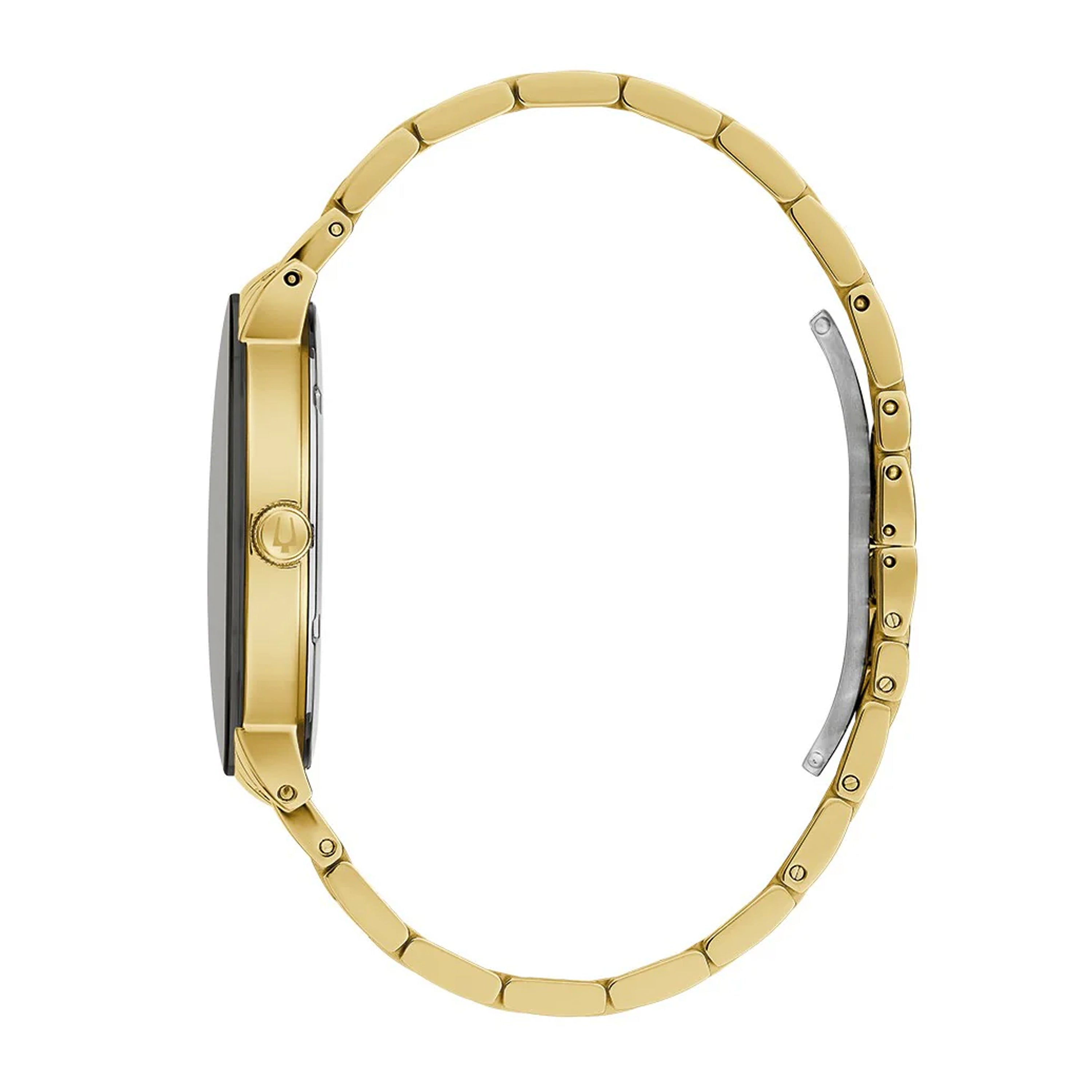 Bulova 42MM Black Guadalupe Natural Diamond Dial Watch