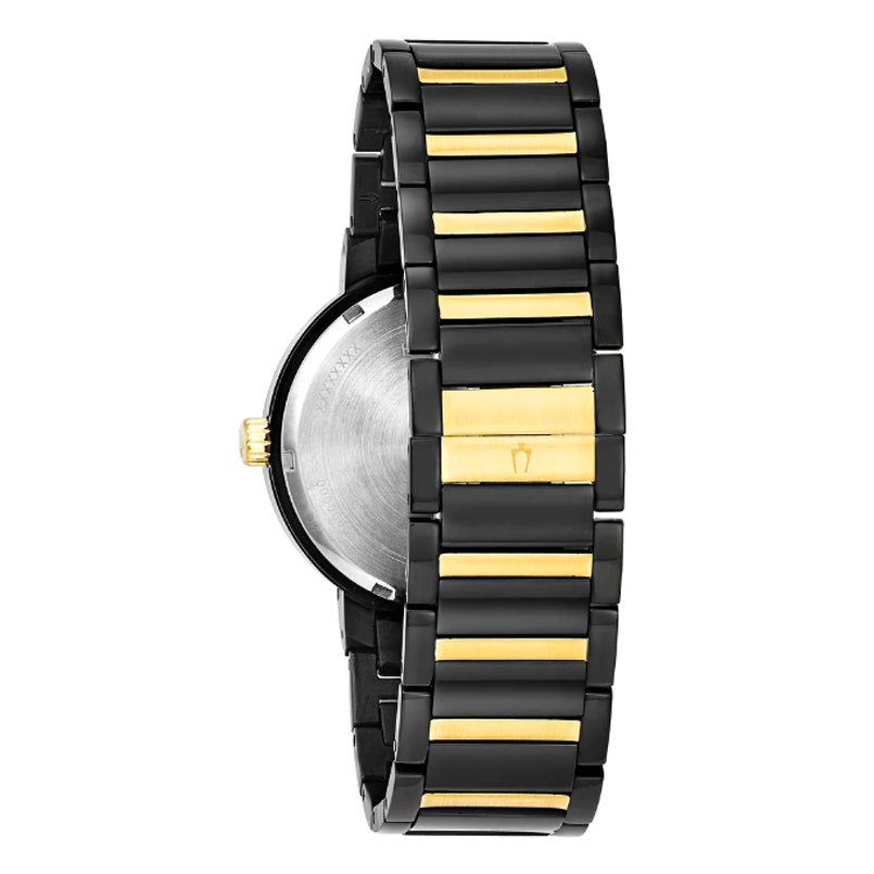 Bulova Classic Metalized signature watch with Gold tone accents