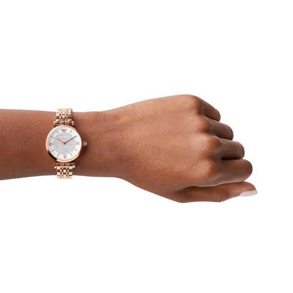 Emporio Armani Ladies Quartz/2 Hand Watch
