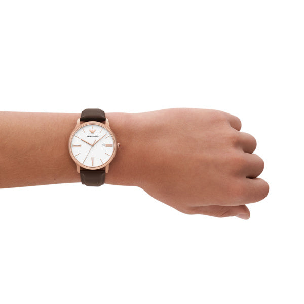 Emporio Armani Mens Quartz/3 Hand Date Watch