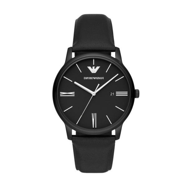 Emporio Armani Mens Quartz/3 Hand Date Watch