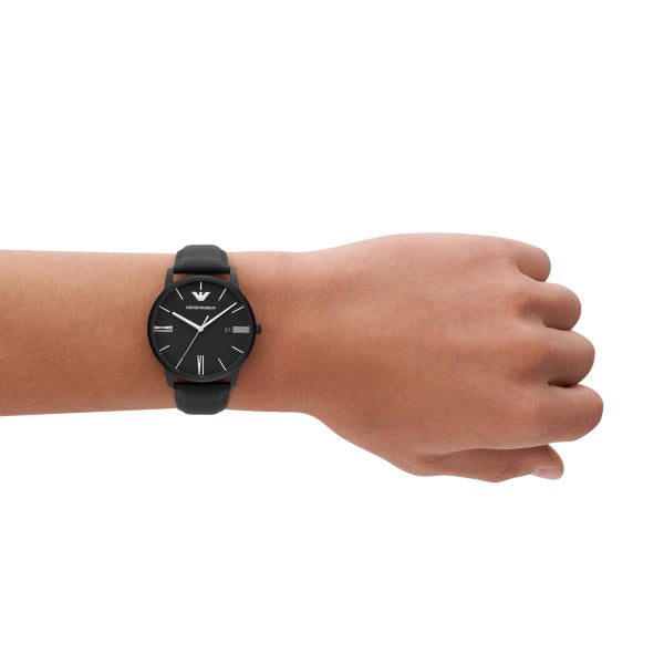 Emporio Armani Mens Quartz/3 Hand Date Watch