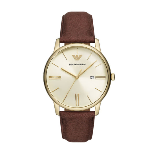 Emporio Armani Mens Quartz/3 Hand Date Watch