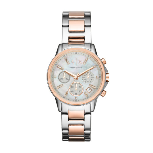 Armani Exchange Ladies Quartz/Chrono 3 Hand Watch