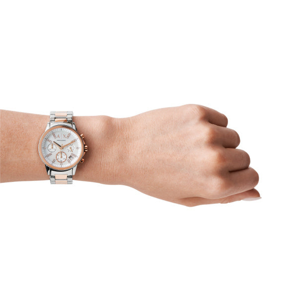 Armani Exchange Ladies Quartz/Chrono 3 Hand Watch