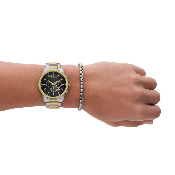 Armani Exchange Mens Quartz/Chrono Watch Set