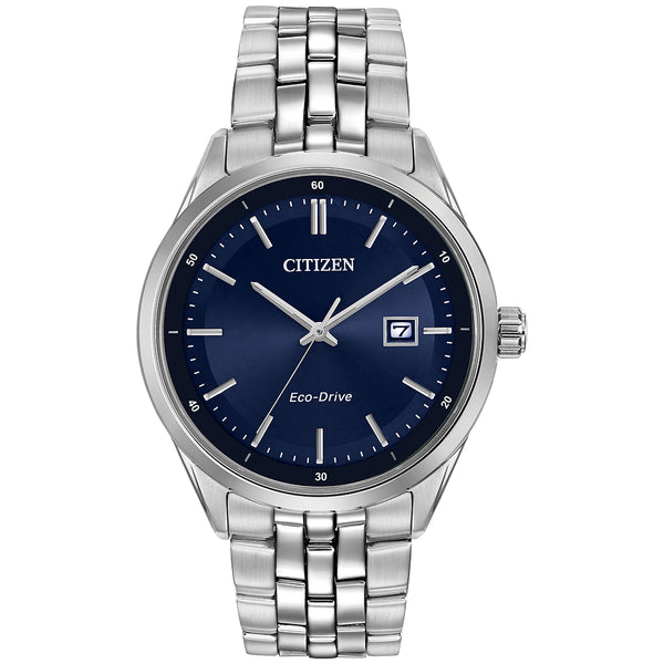 Men's Citizen Eco-Drive Bracelet Blue Dial Watch | 41mm