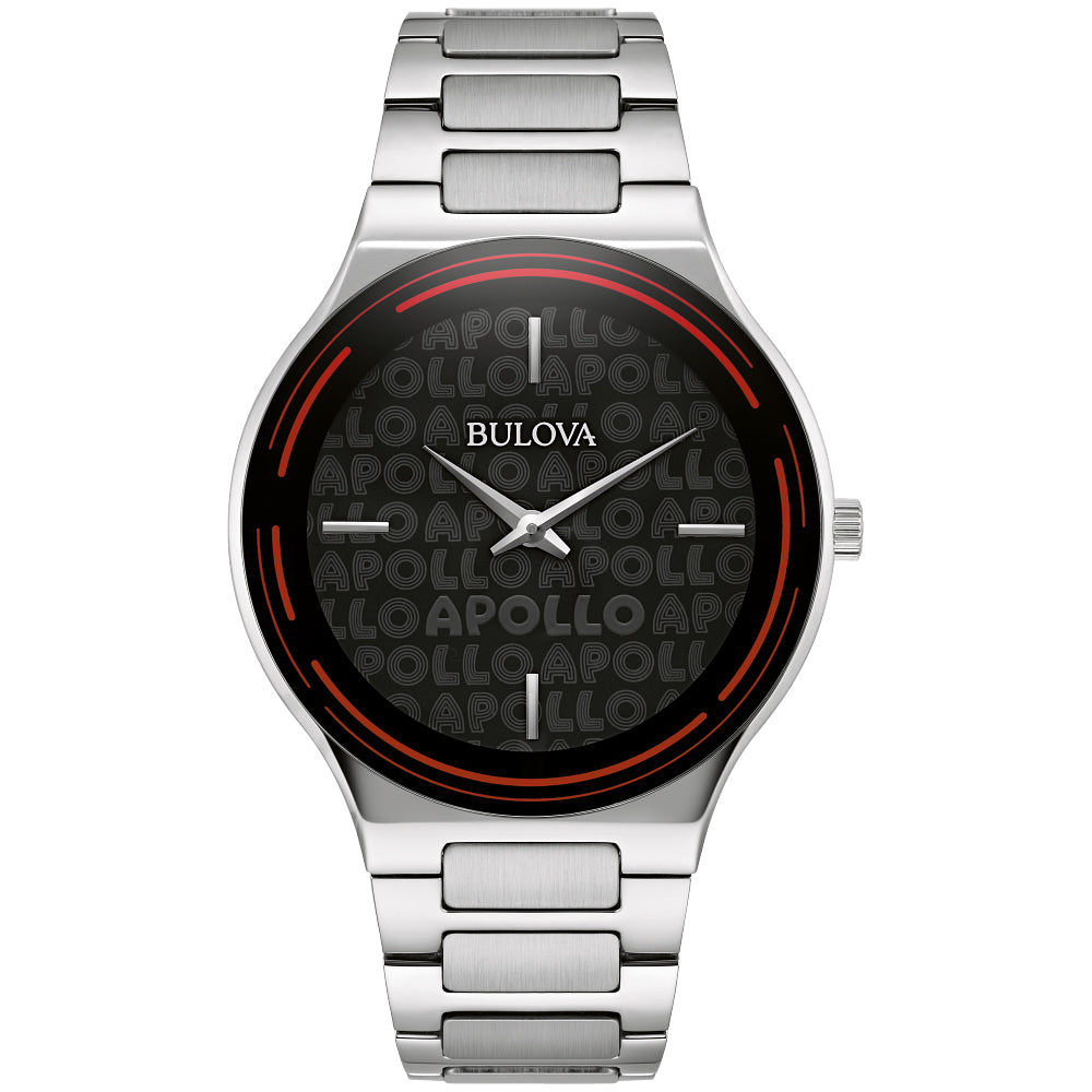 Bulova Apollo Quartz Black Dial Men's Watch